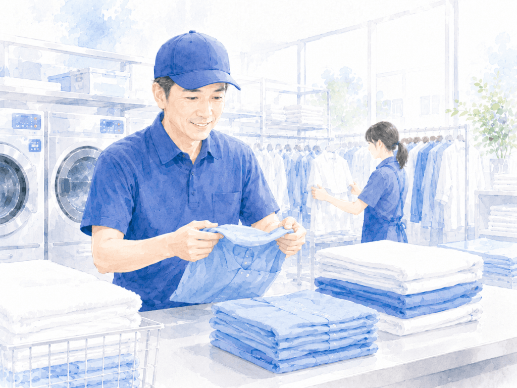 衣類のクリーニング対応